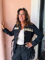 Emb Lace BLACK Jacket