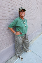Lt. Leopard Sweat Pants - Urban Mills Boutique