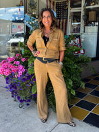 Wood High Rise Pant - Urban Mills Boutique