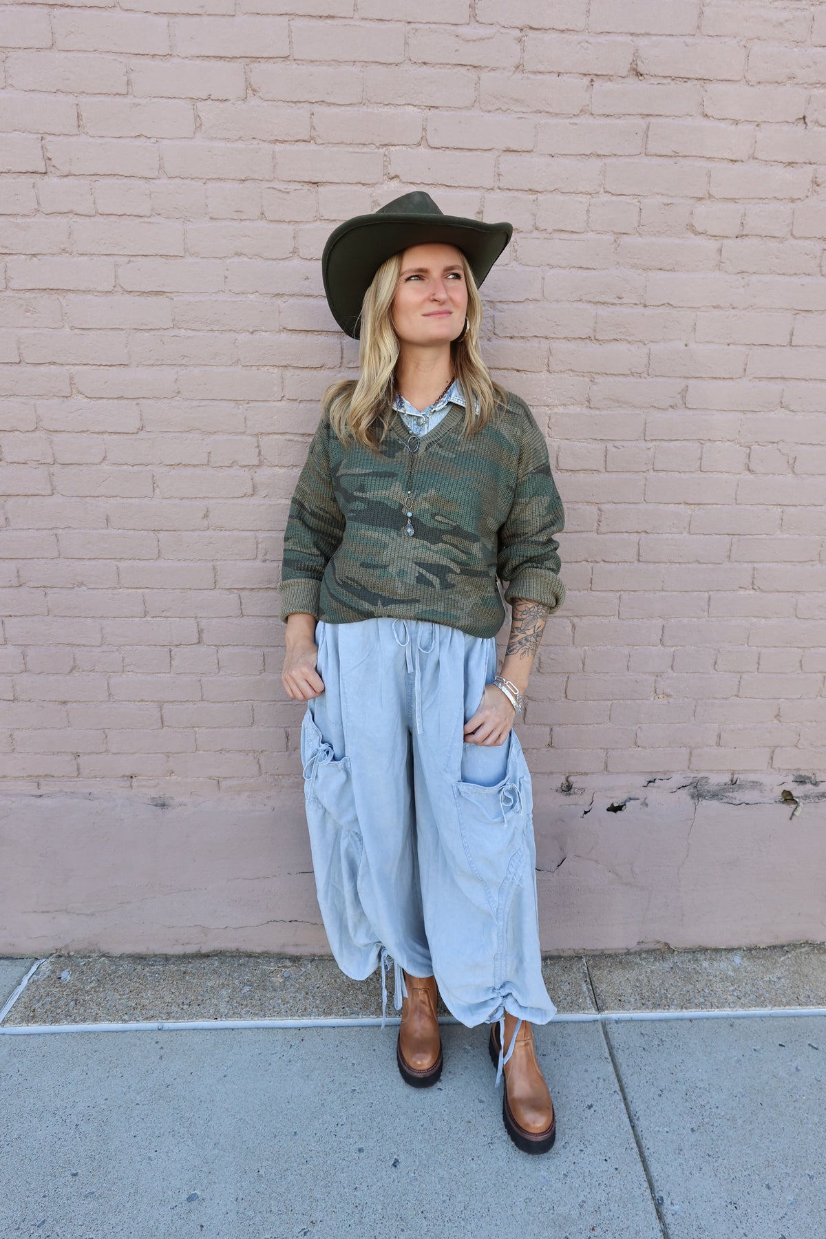 BLUE Cargo Pants