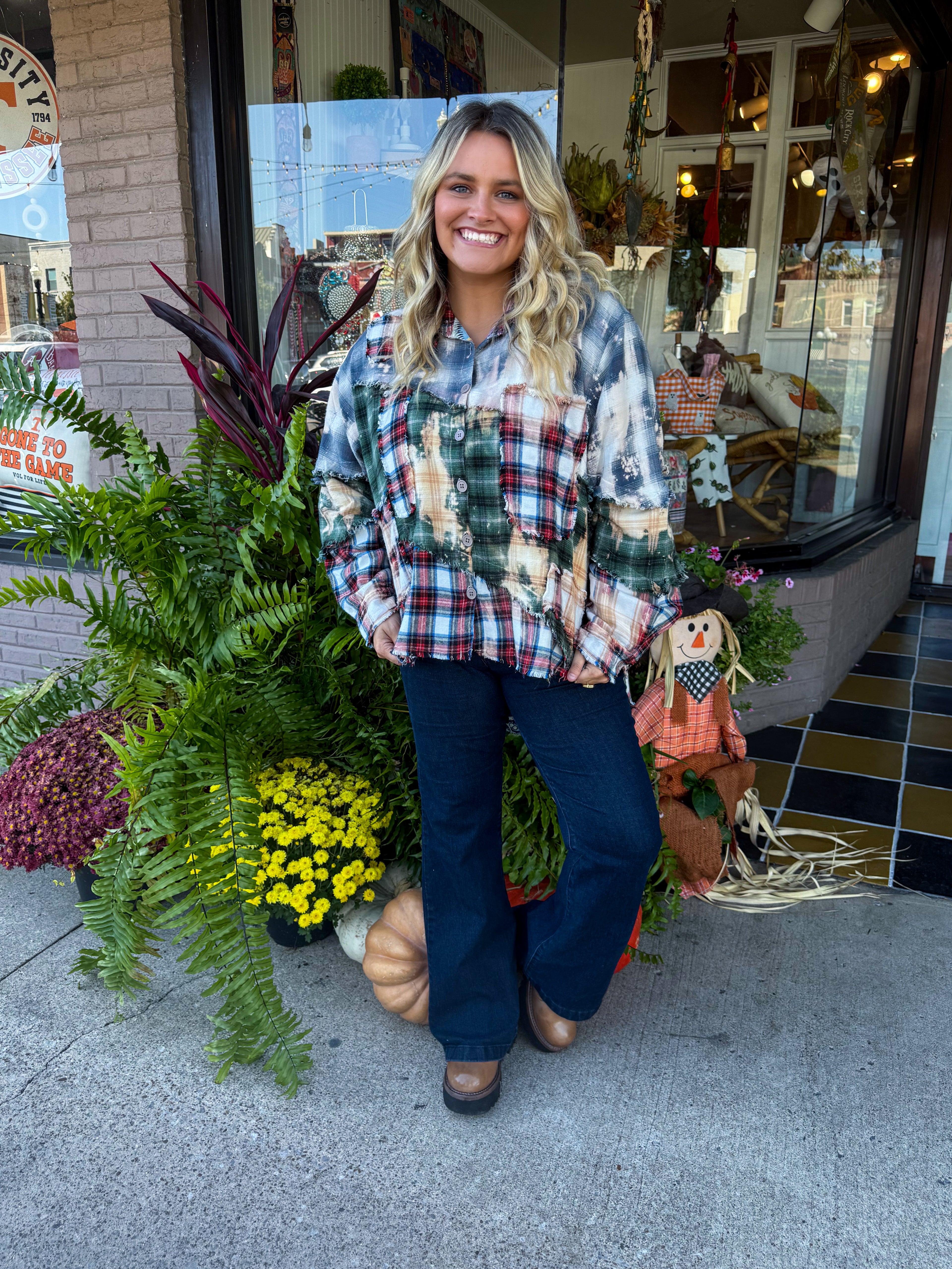 Blue Flannel - Urban Mills Boutique