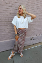 POLKATDOT Silky Skirt
