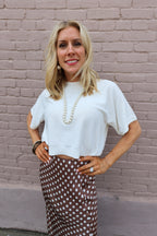 POLKATDOT Silky Skirt