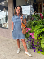 Denim Dress - Urban Mills Boutique
