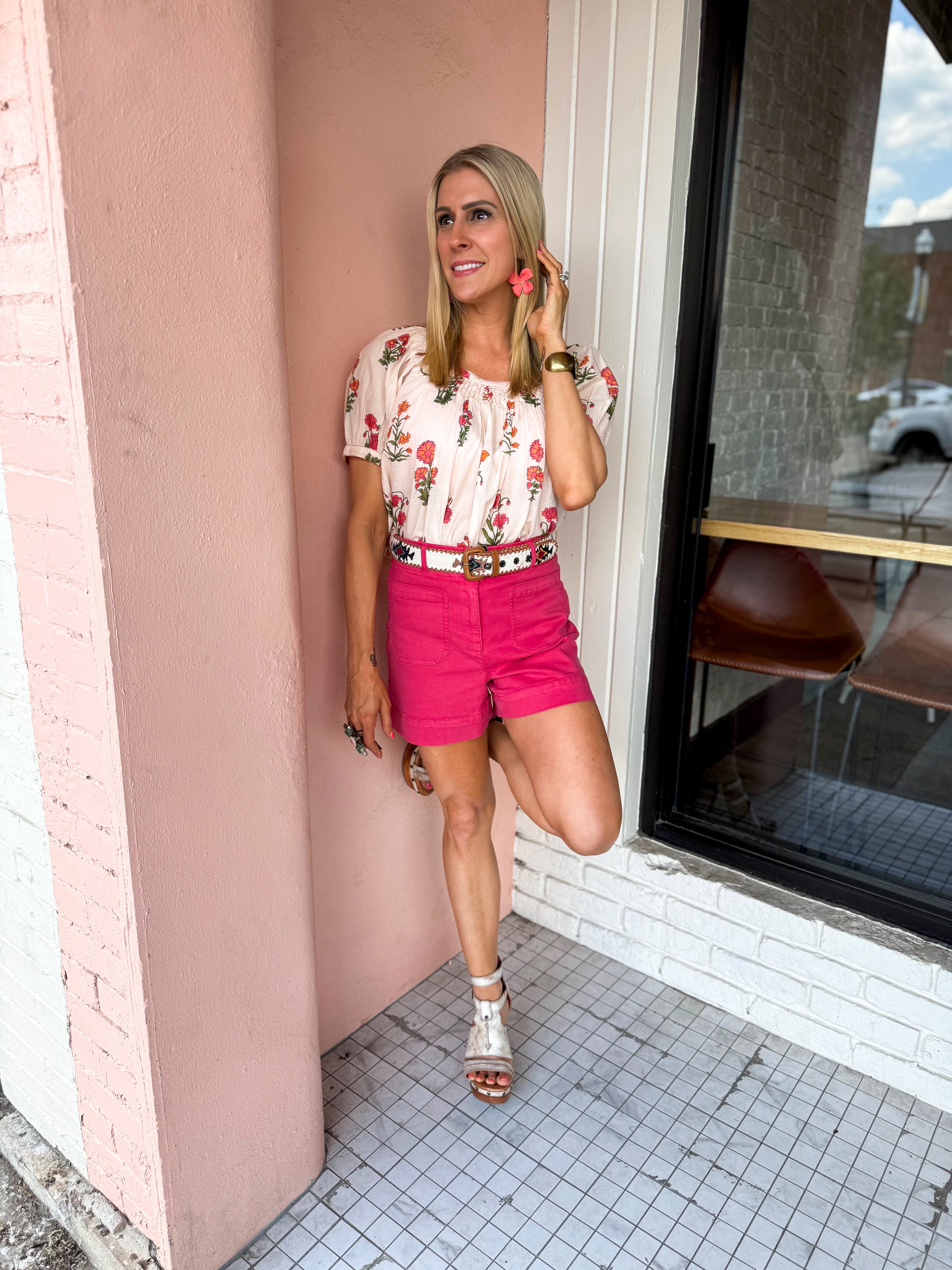 Terracotta Shorts - Urban Mills Boutique