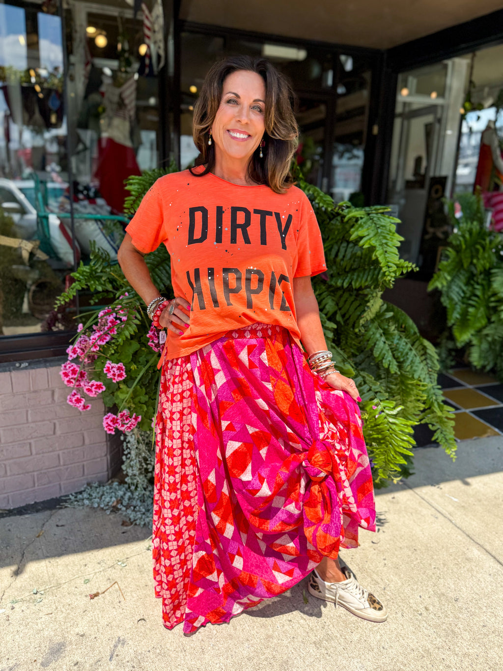 Dirty Hippie Tee ORANGE