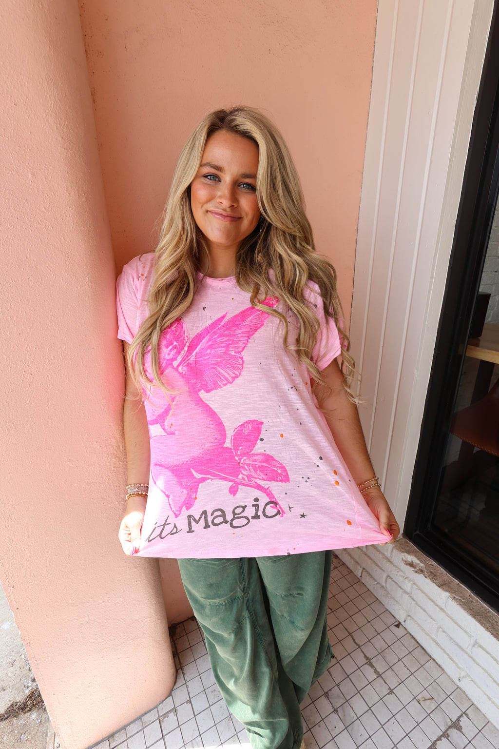 True Love Tee PINK - Urban Mills Boutique