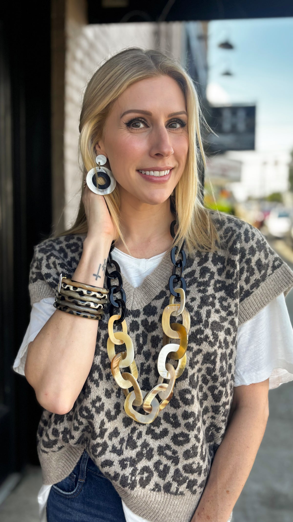 Leopard Vest
