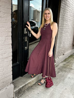 Burgudy Dress