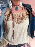 Ruffling Feathers Tank - Urban Mills Boutique