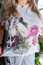 Love Rule Tee WHITE - Urban Mills Boutique