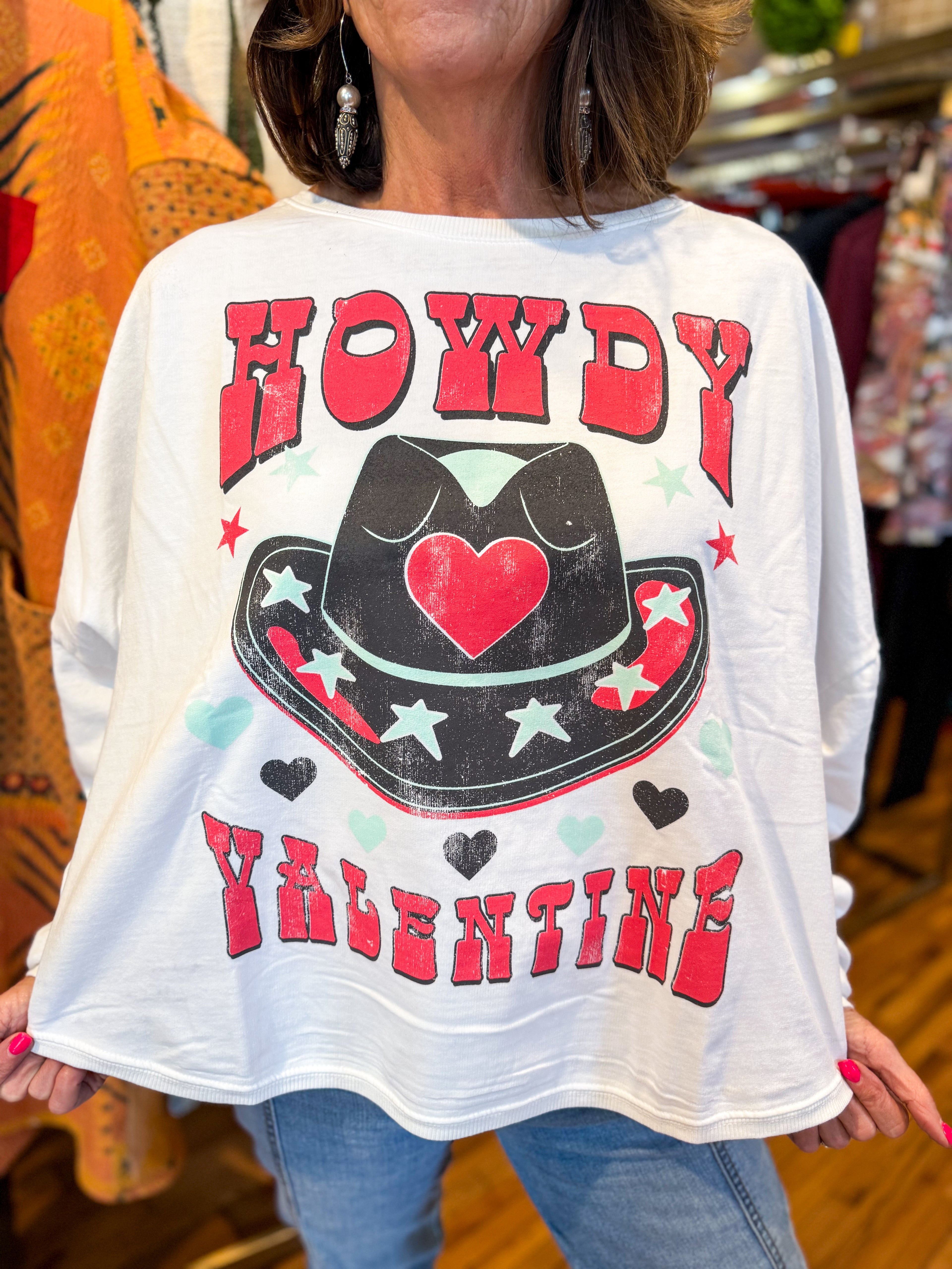 Howdy Valentine Sweatshirt