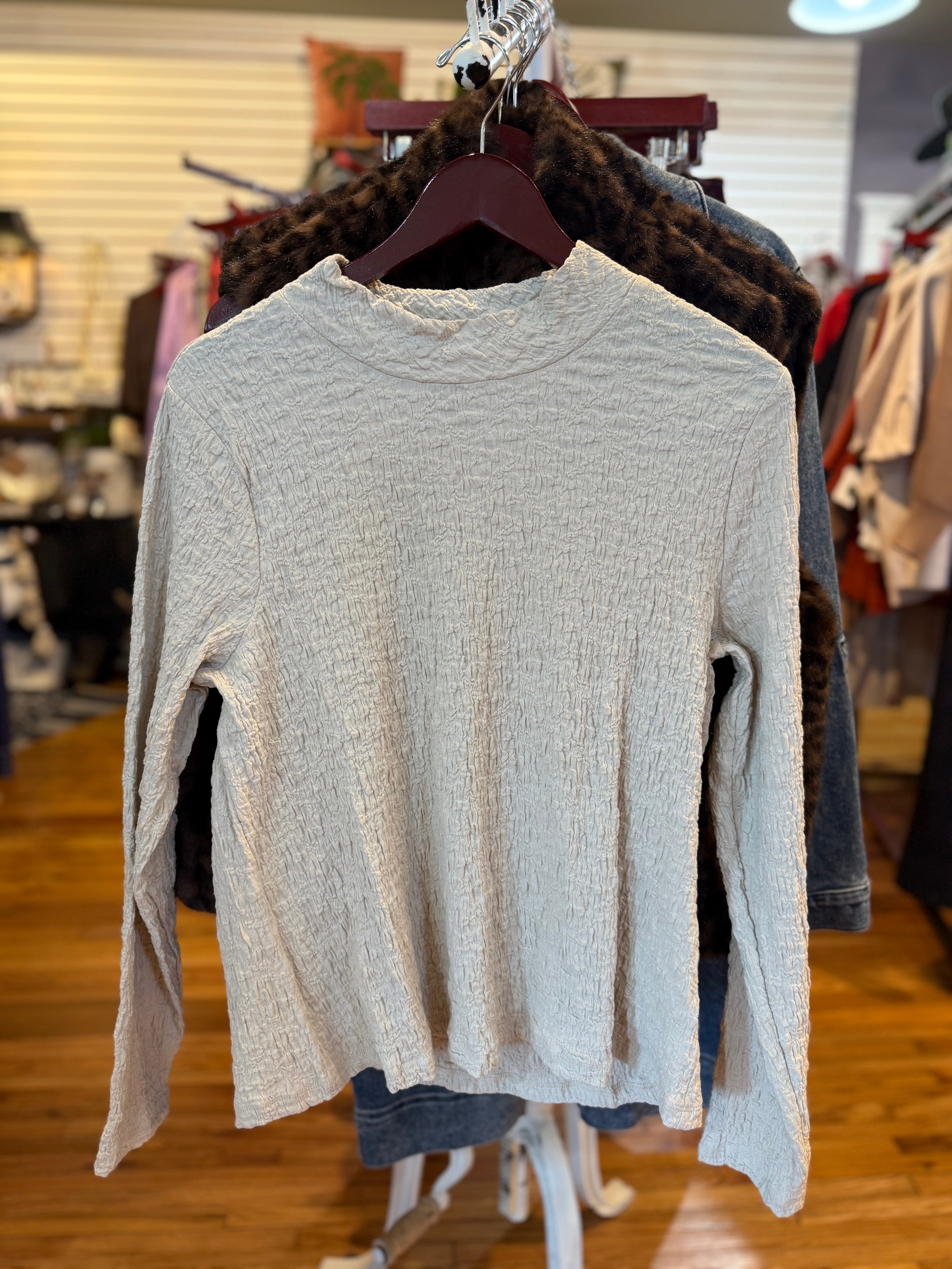 Oyster Knit Top - Urban Mills Boutique
