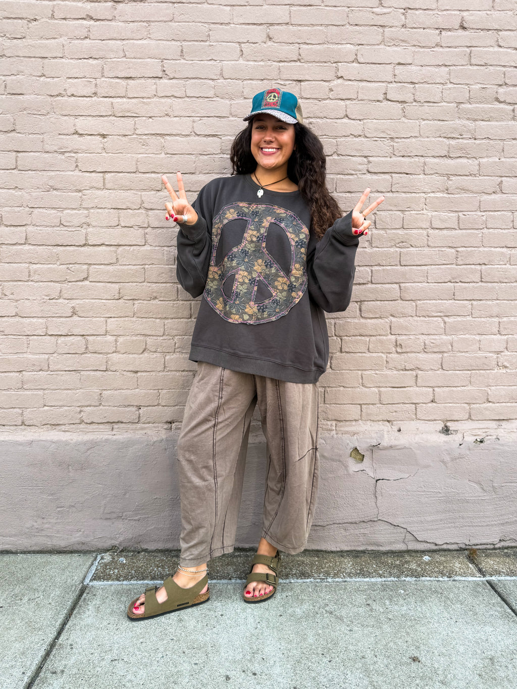 Yolanda Jersey Balloon Shape Joggers Brown OS - Urban Mills Boutique