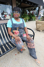 Sunfaded LOVE Overalls