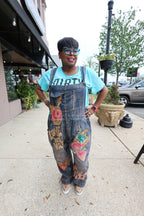 Sunfaded LOVE Overalls