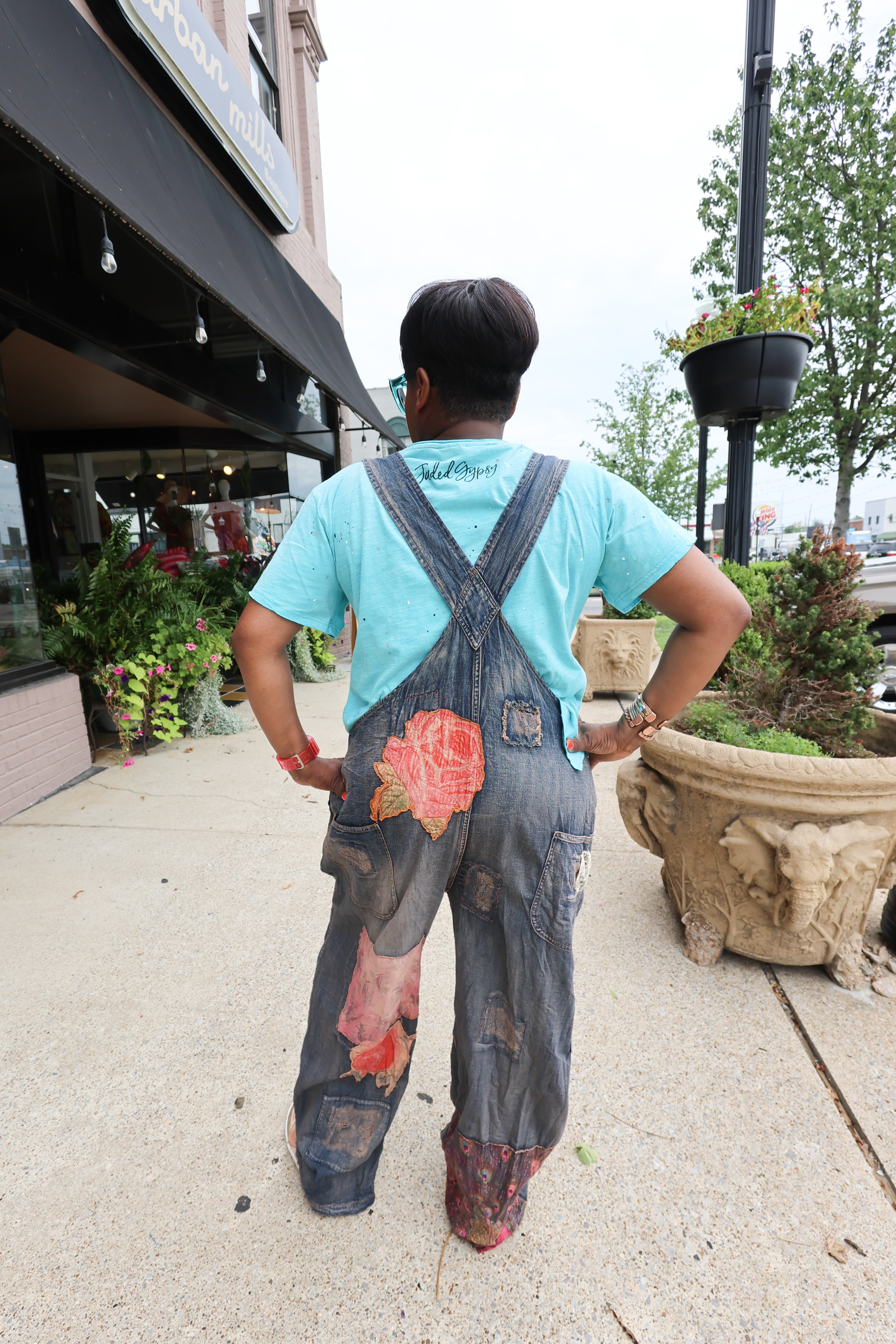 Sunfaded LOVE Overalls