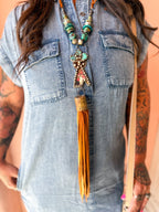 Tee Pee Necklace