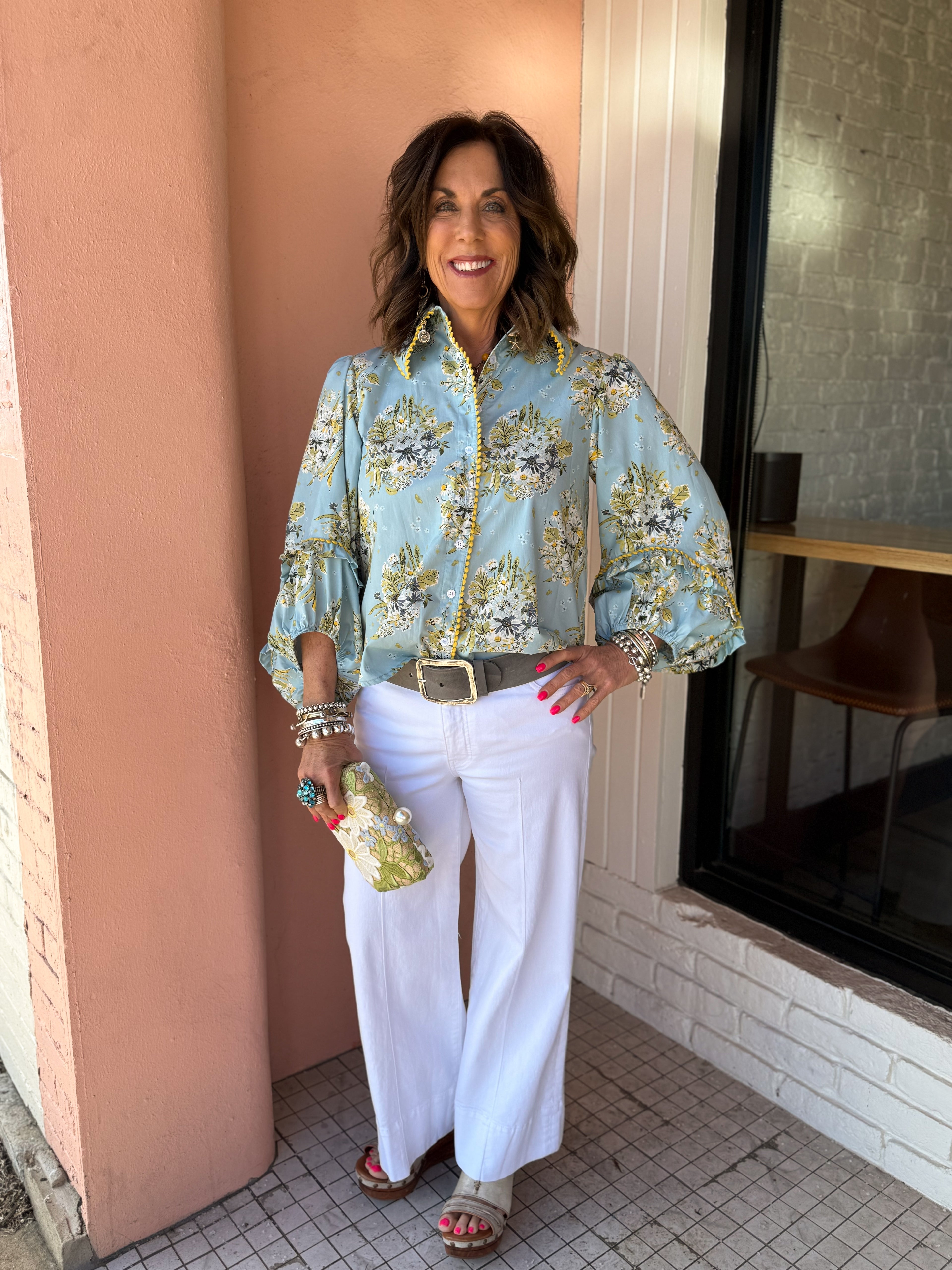 Pop Flower Border Top