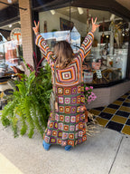 Desert Sunset Duster - Urban Mills Boutique