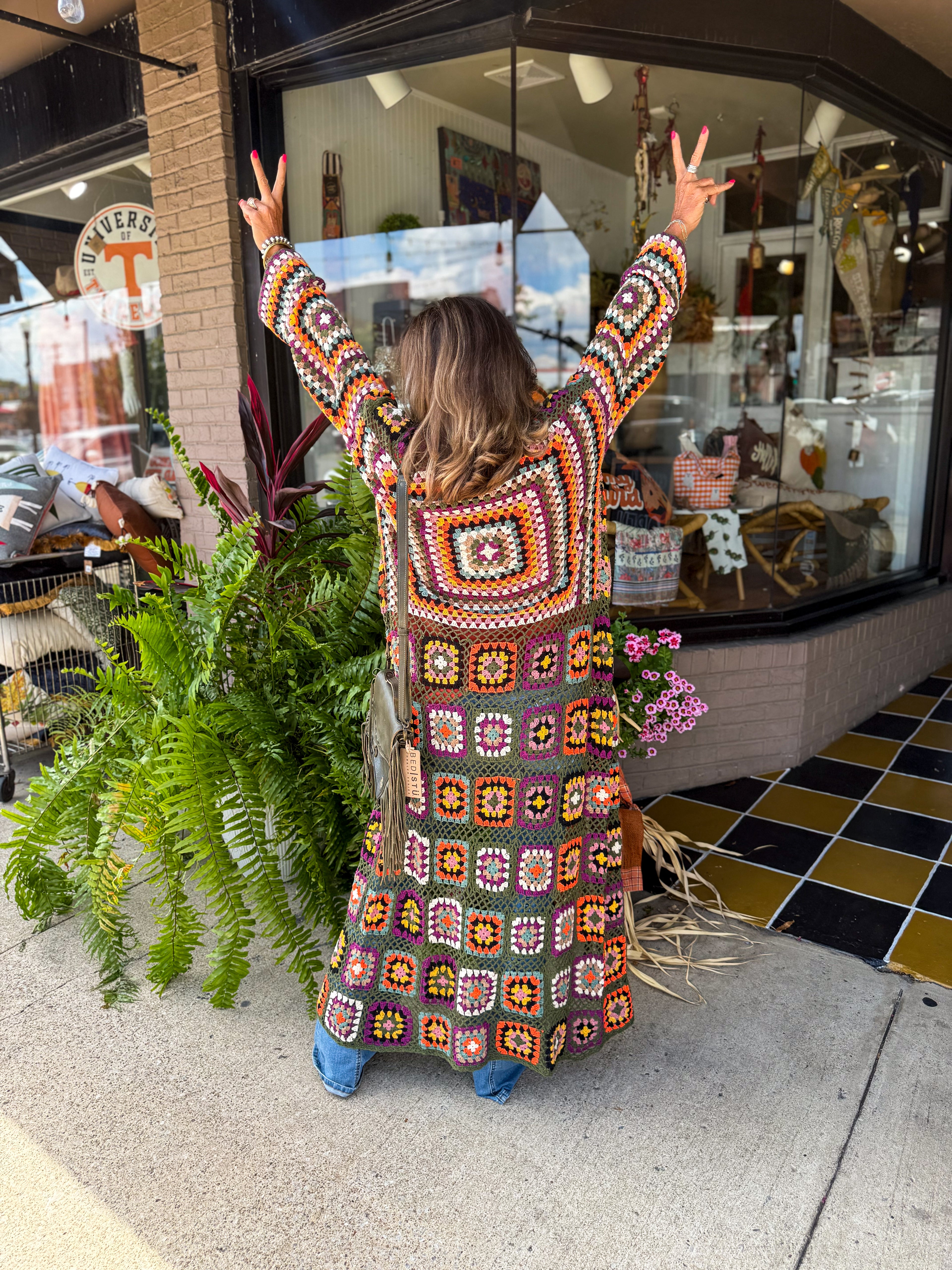 Desert Sunset Duster - Urban Mills Boutique
