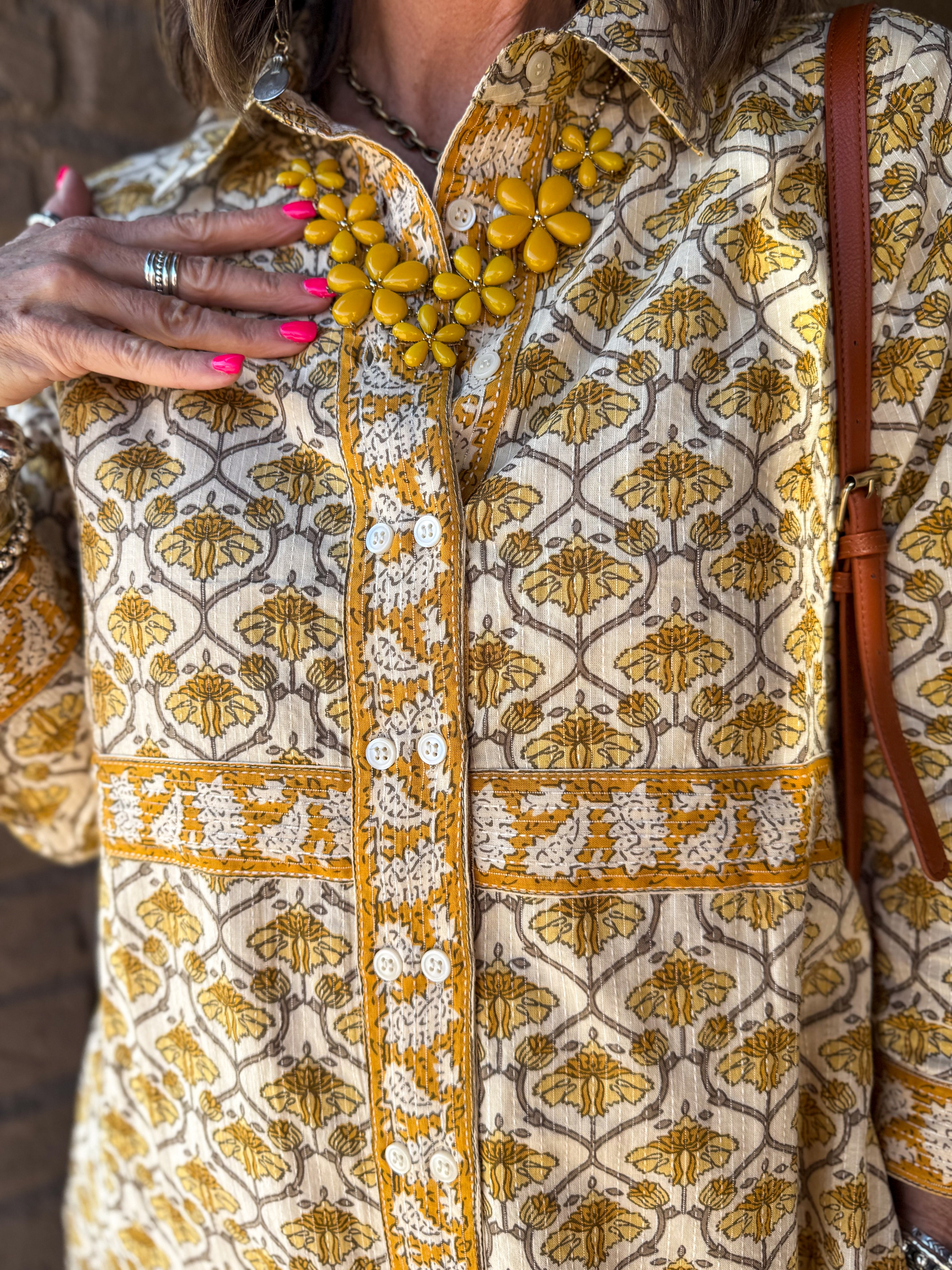 Double Button Shirtdress