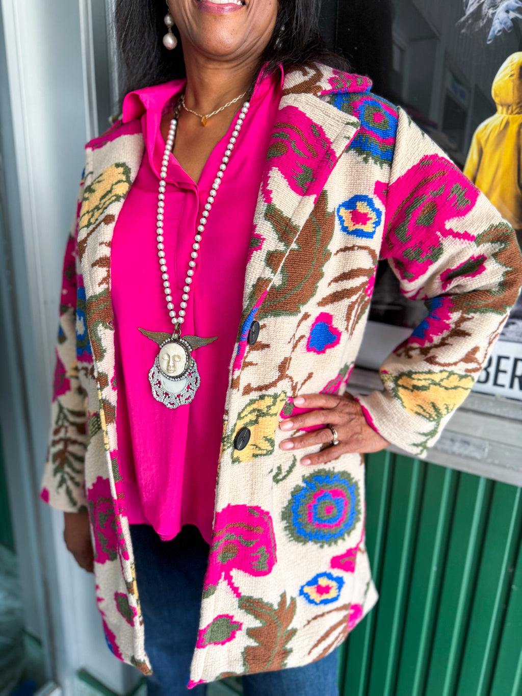 Boucle Coat - Urban Mills Boutique