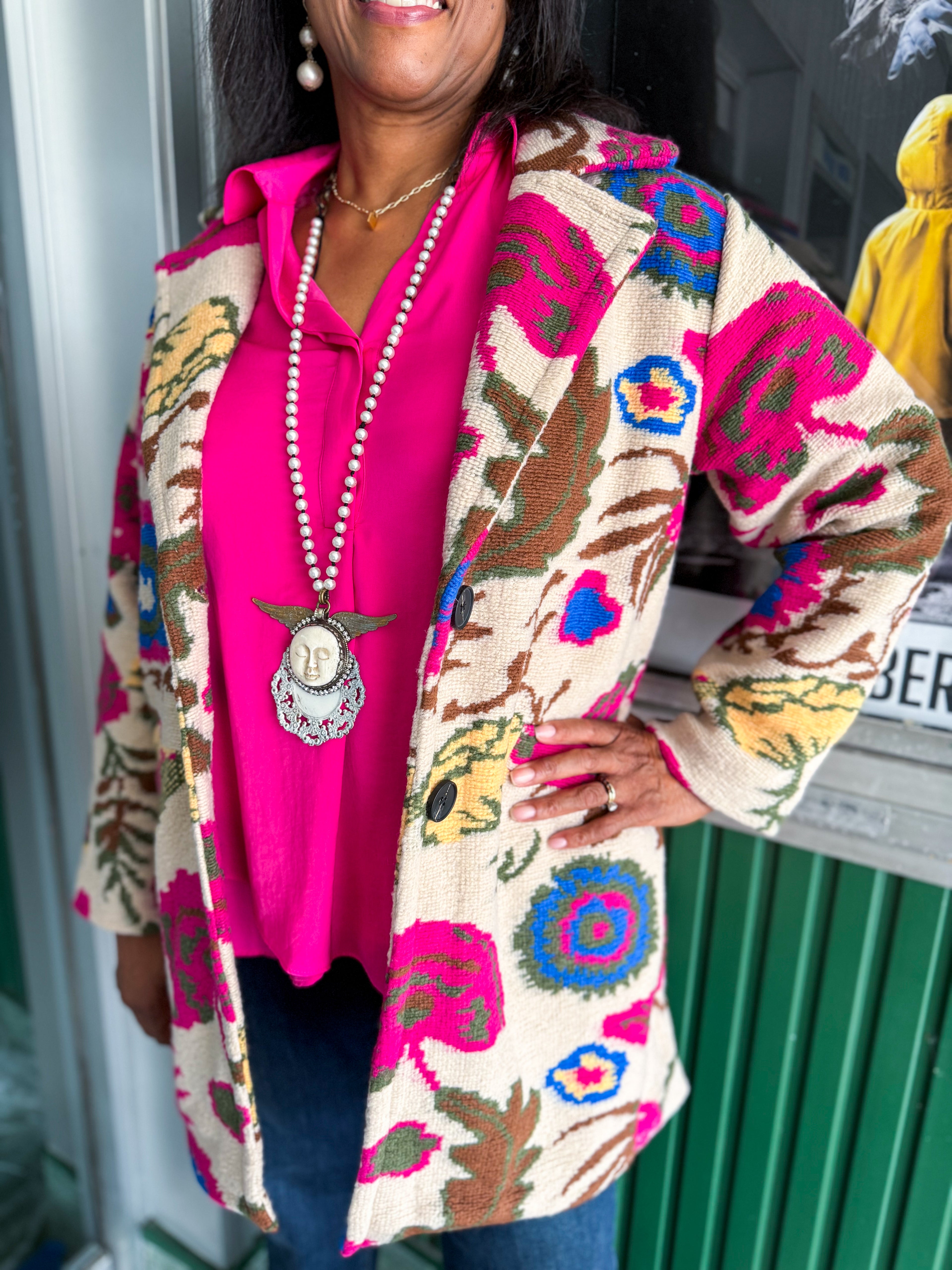 Boucle Coat - Urban Mills Boutique
