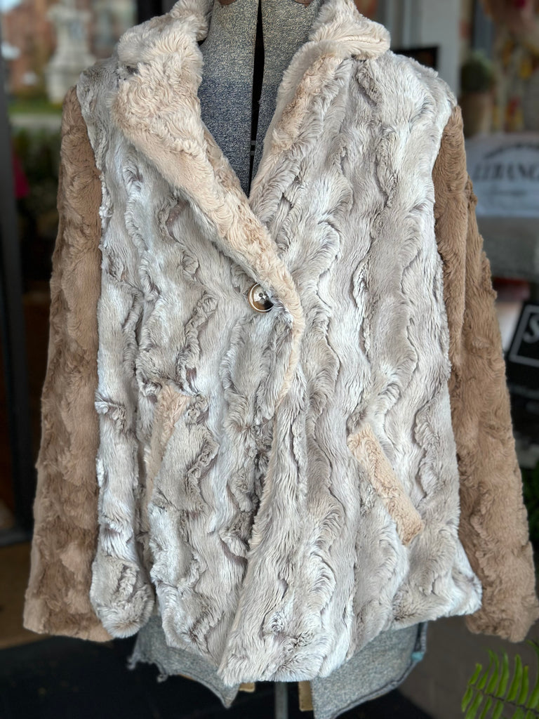 Rabbit Fur Jacket - Urban Mills Boutique 