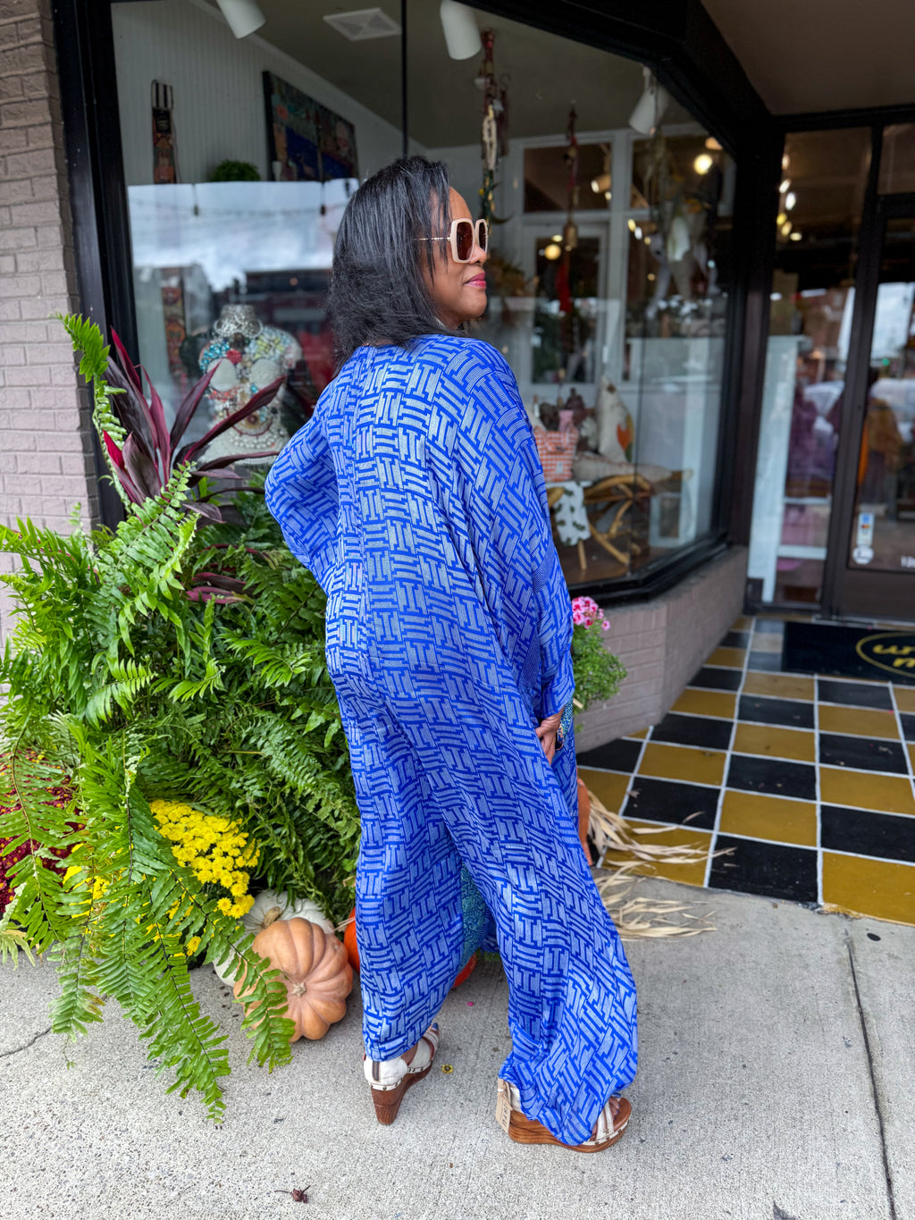Bowie Muu Jumpsuit BLUE - Urban Mills Boutique