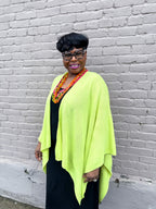 Kiara Wrap CYBER LIME - Urban Mills Boutique