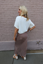 POLKATDOT Silky Skirt
