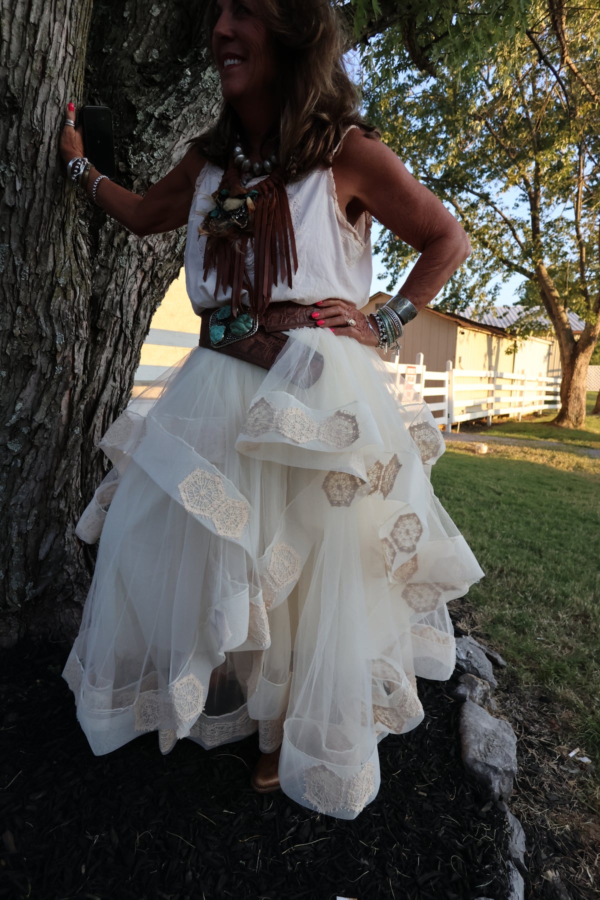 Parchment Dreams Skirt - Urban Mills Boutique