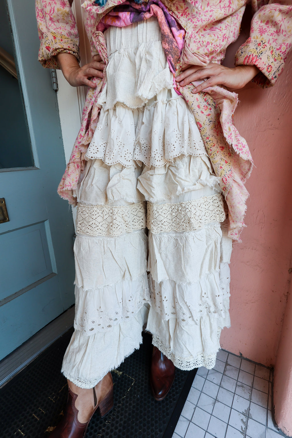 Tiered RUFFLE Pants