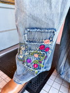 Washed Denm Overalls