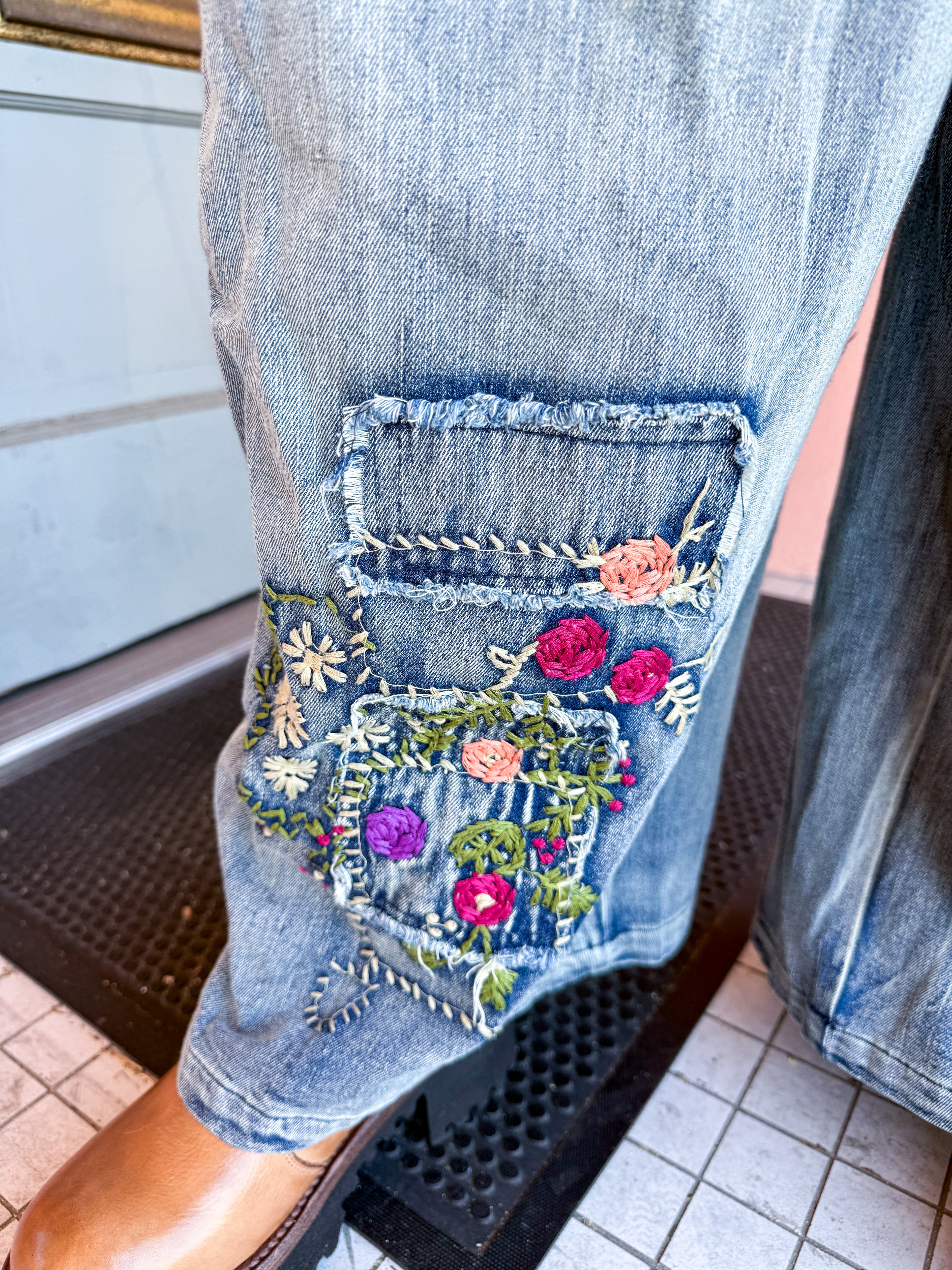 Washed Denm Overalls