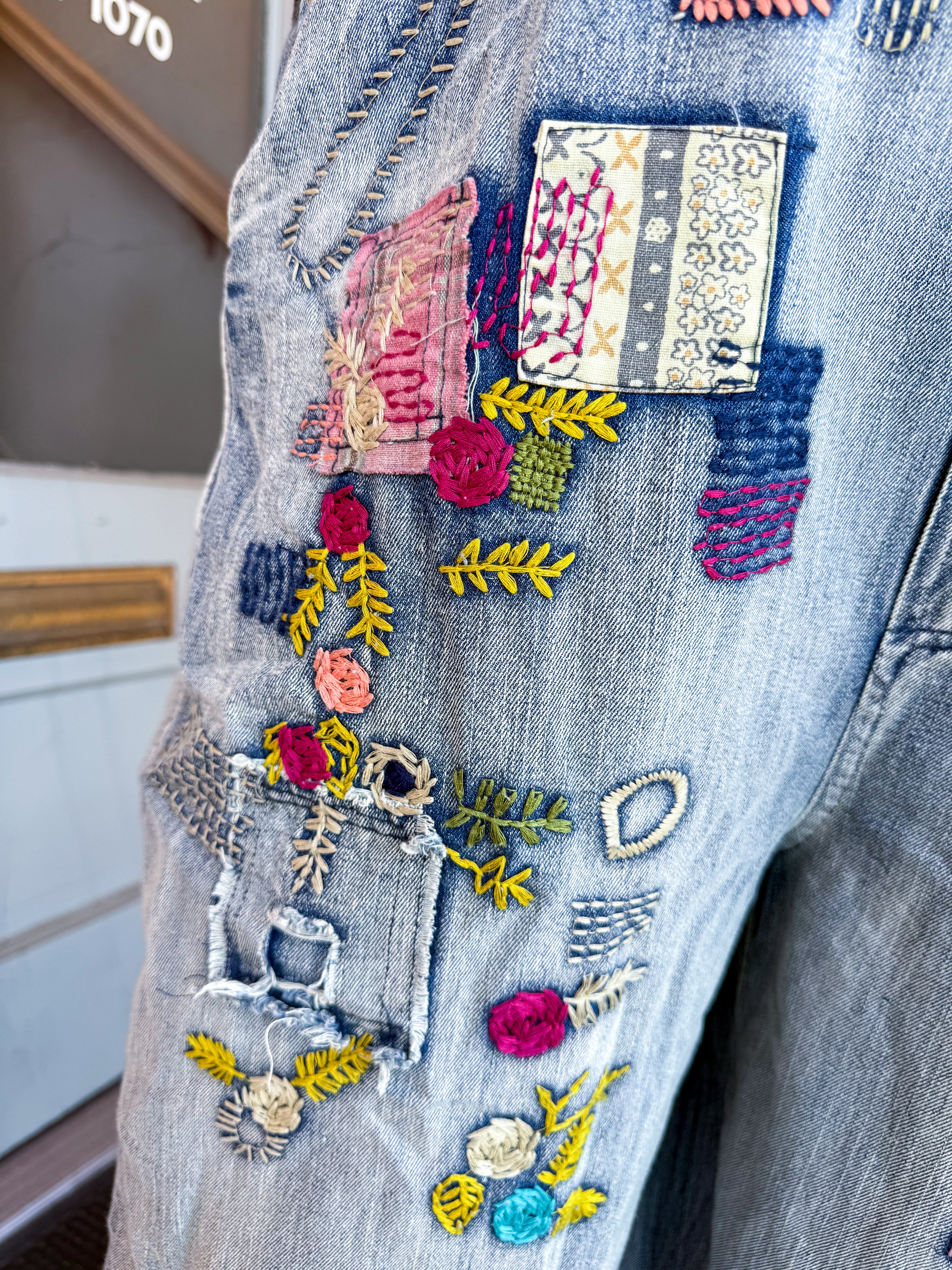 Washed Denm Overalls