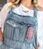 Washed Denm Overalls
