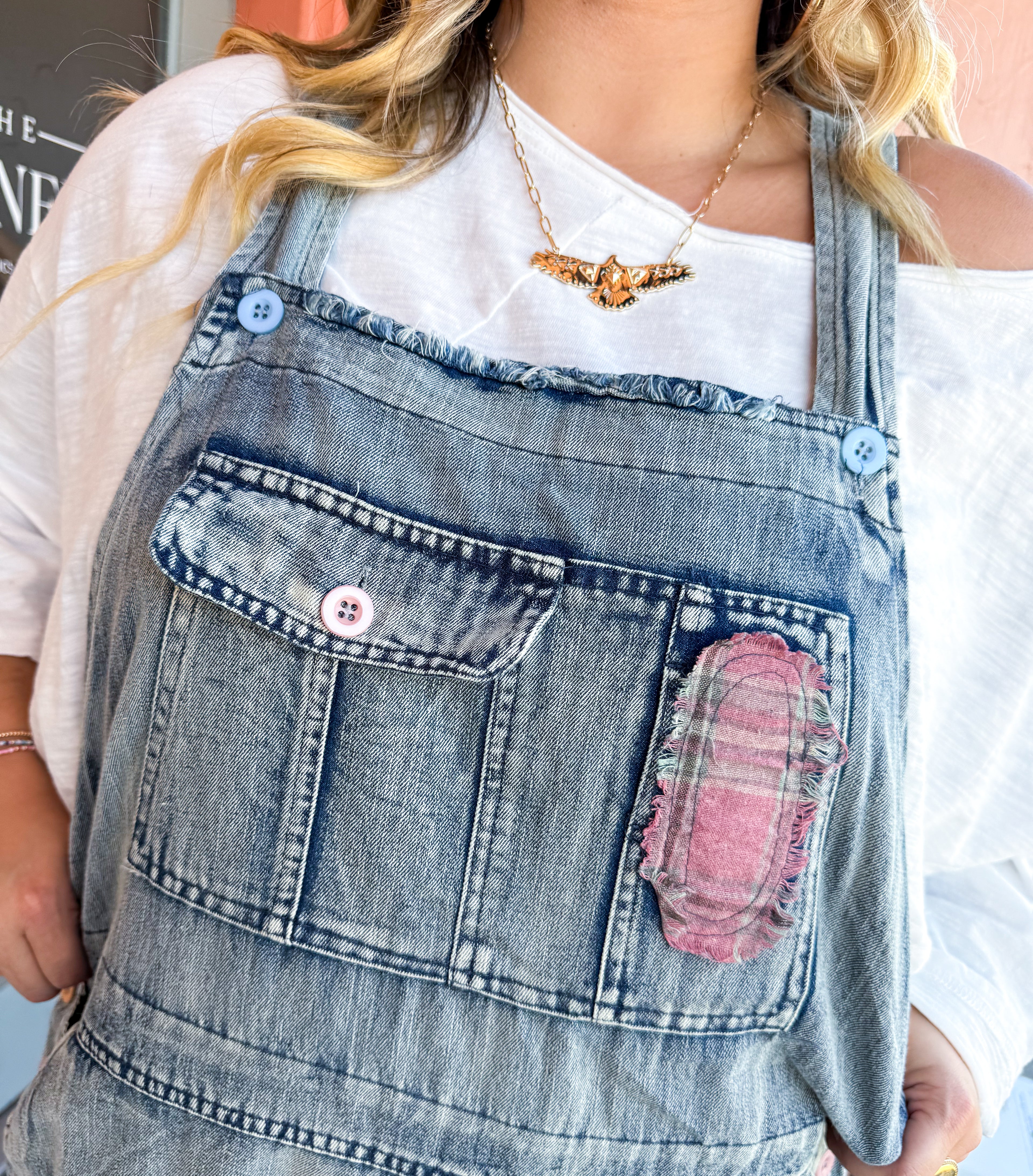 Washed Denm Overalls