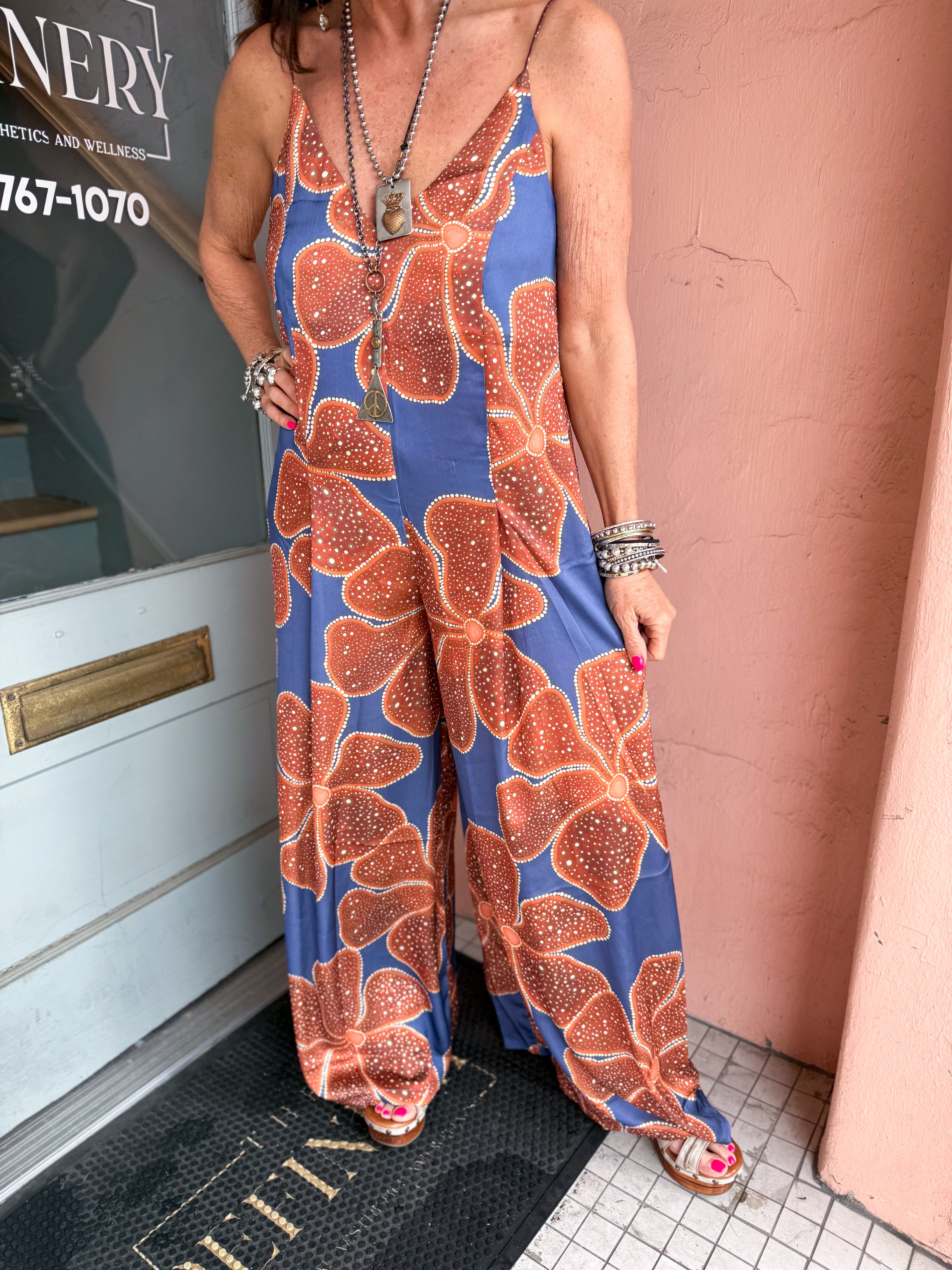 Ithica Jumpsuit BLUE