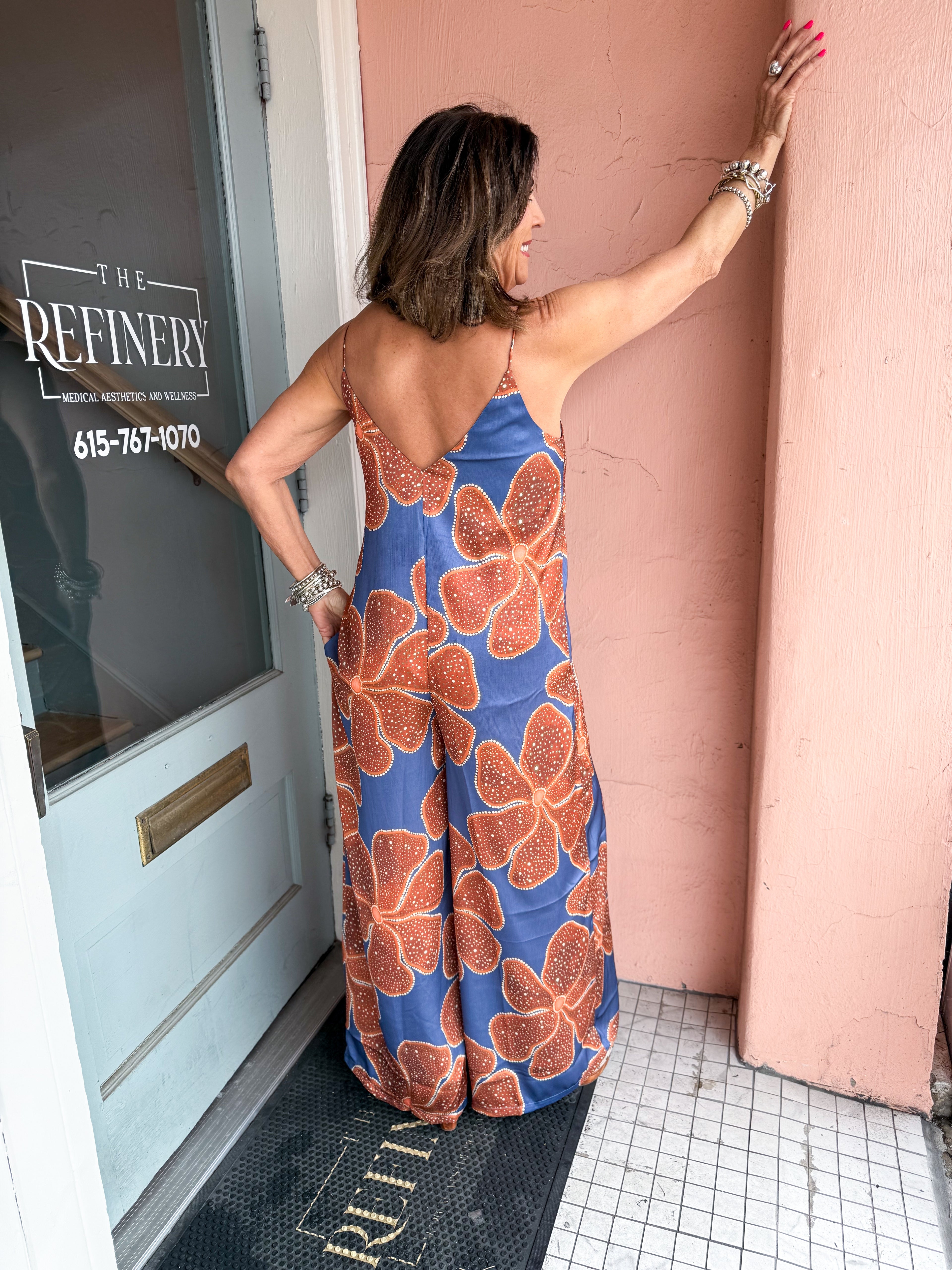 Ithica Jumpsuit BLUE