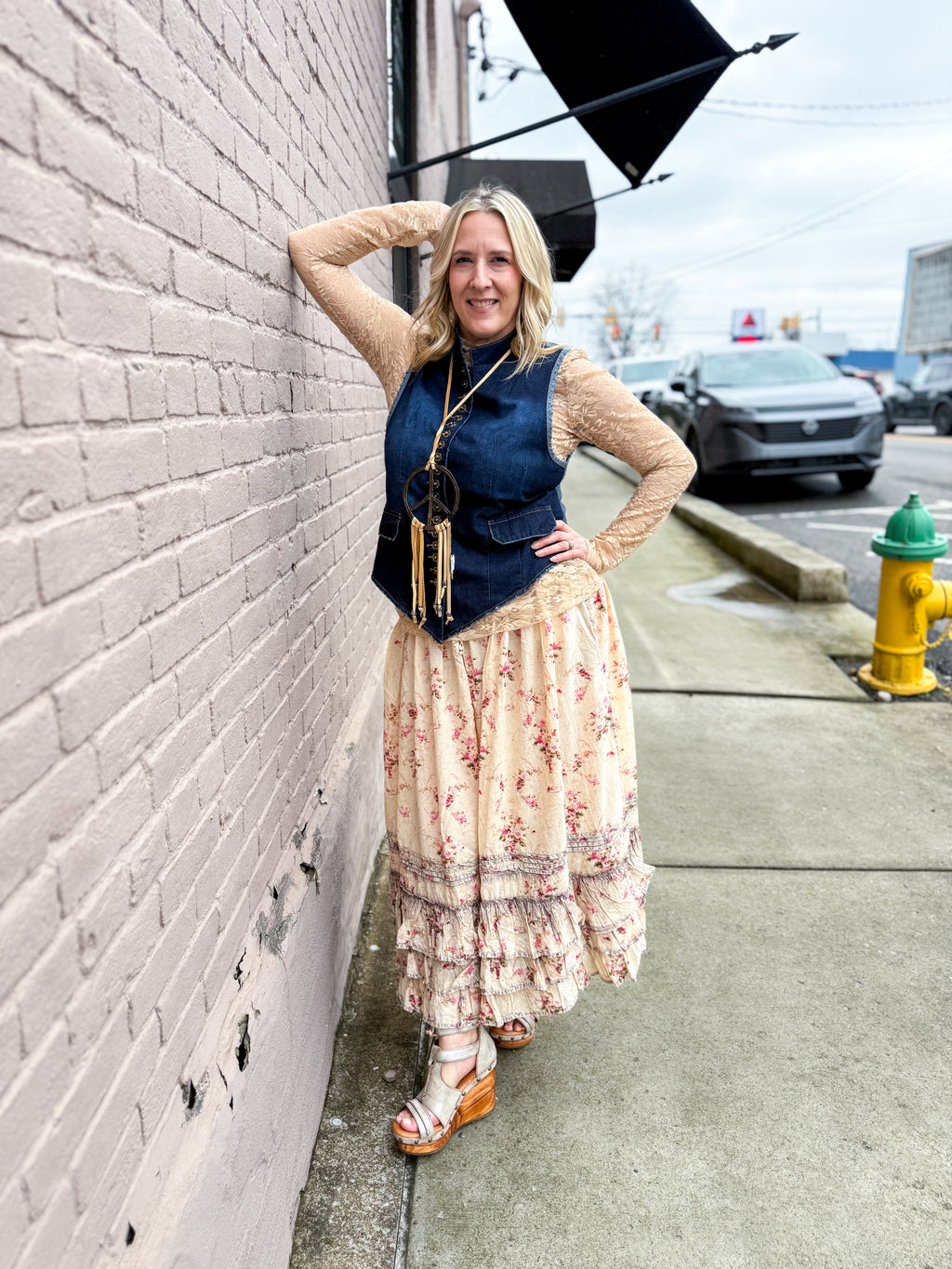 Floral Printed Skirt - Urban Mills Boutique