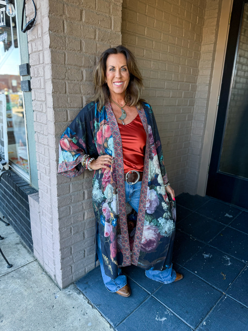 Flight Of Fancy Hummingbird Kimono - Urban Mills Boutique