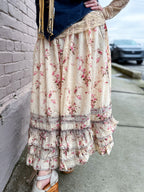 Floral Printed Skirt - Urban Mills Boutique