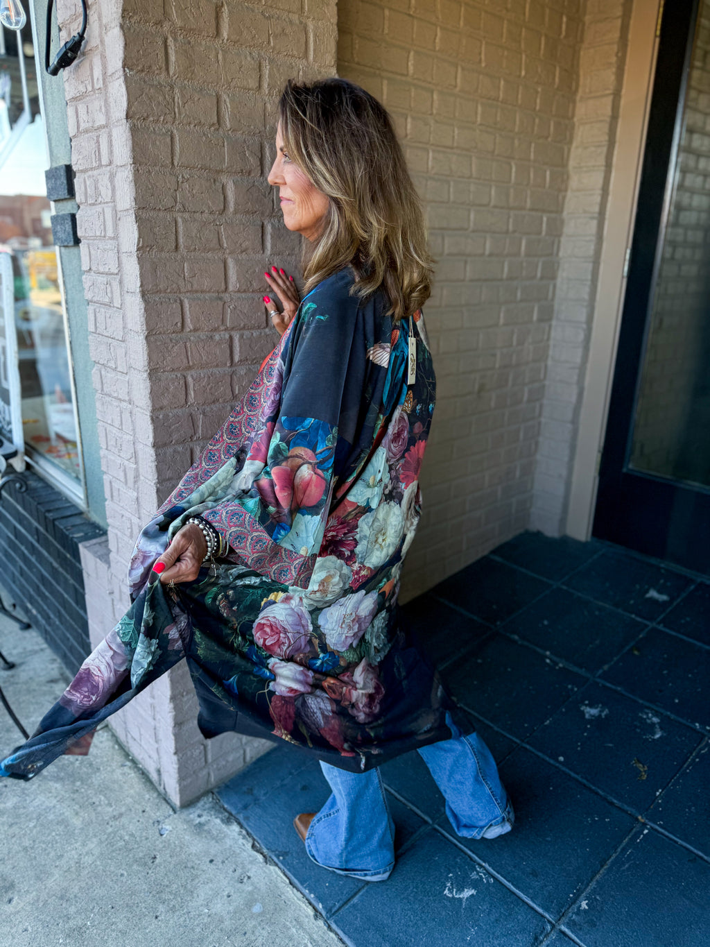 Flight Of Fancy Hummingbird Kimono - Urban Mills Boutique