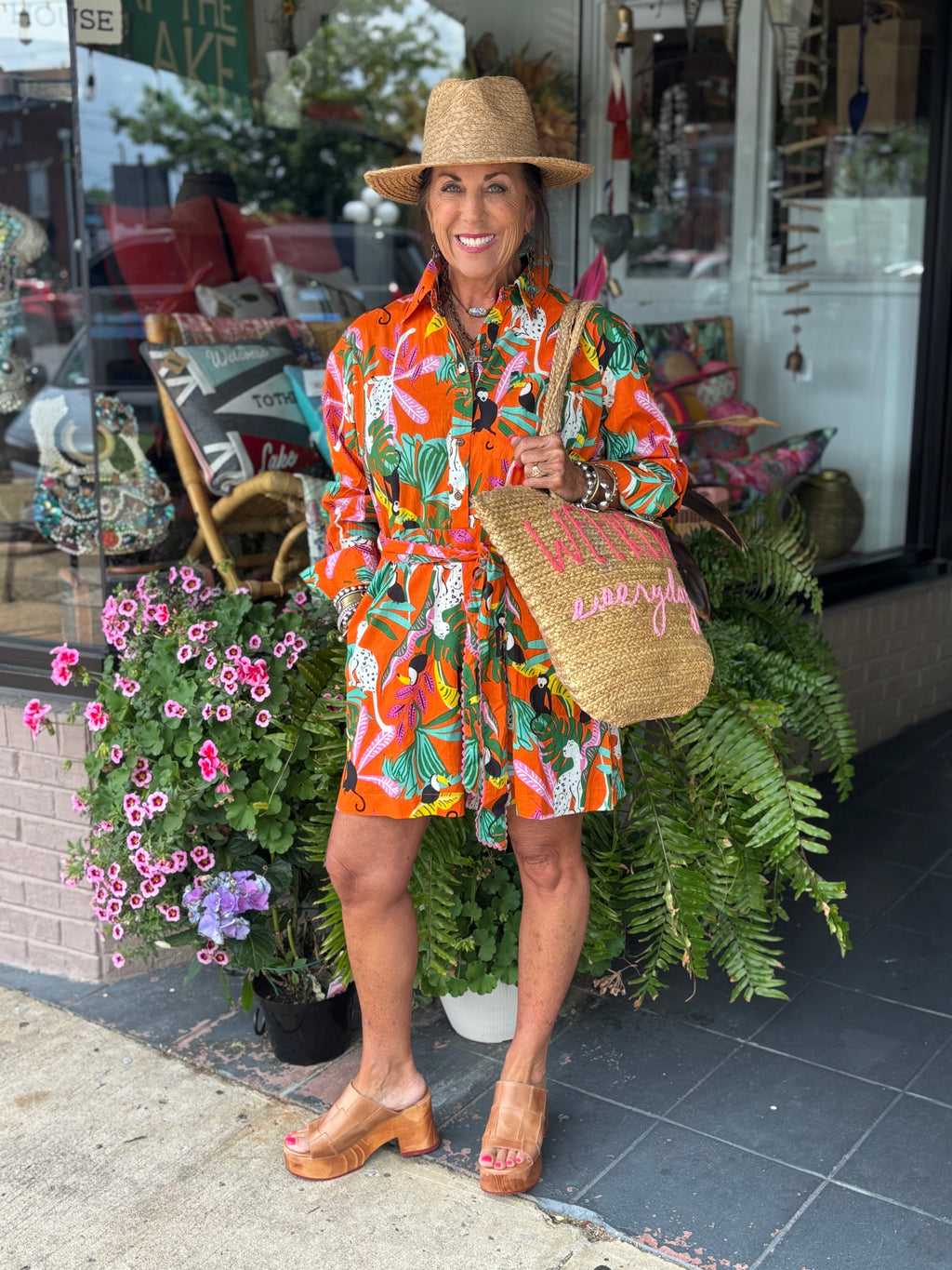 Tropical Romper - Urban Mills Boutique