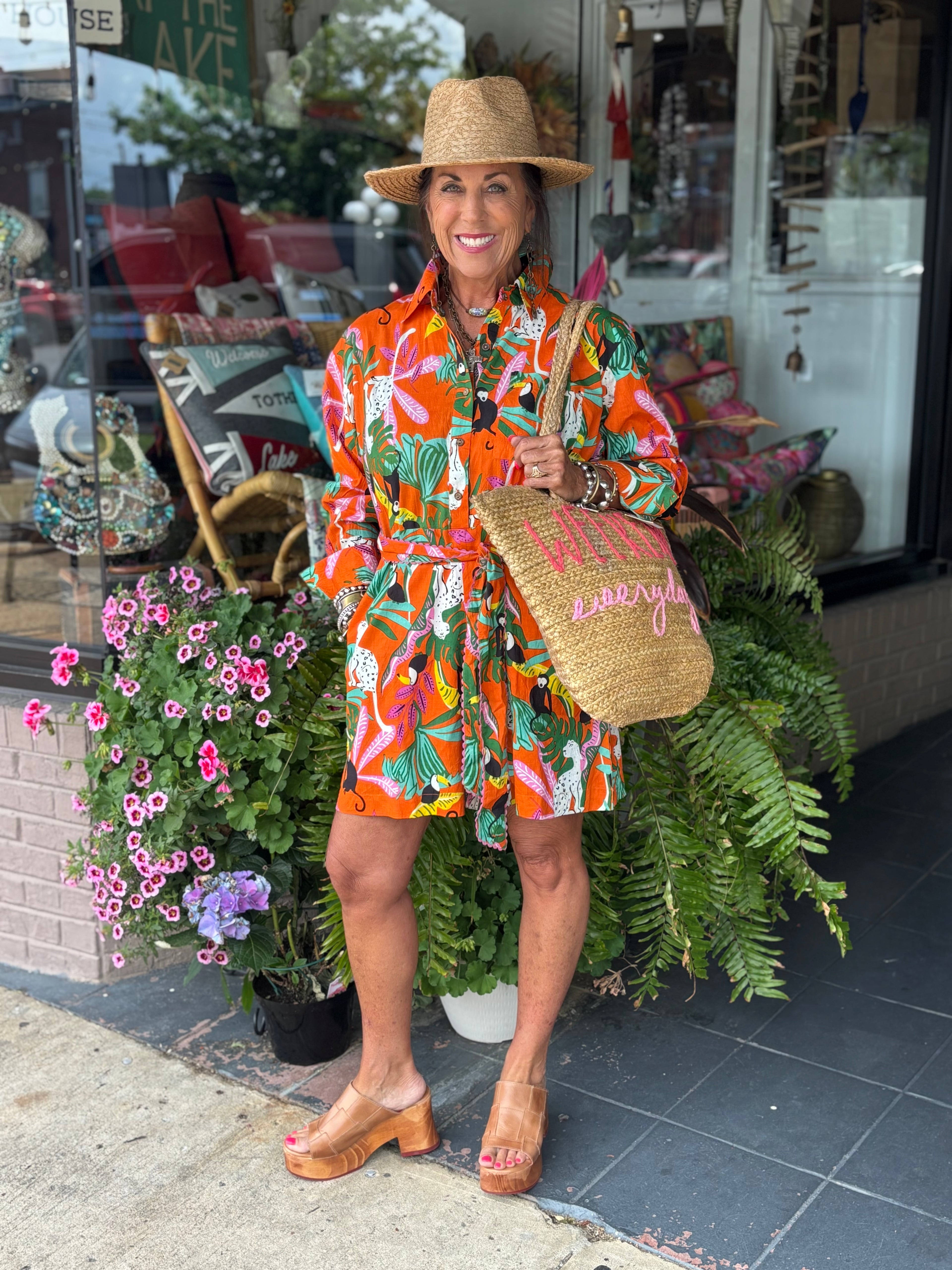 Tropical Romper - Urban Mills Boutique