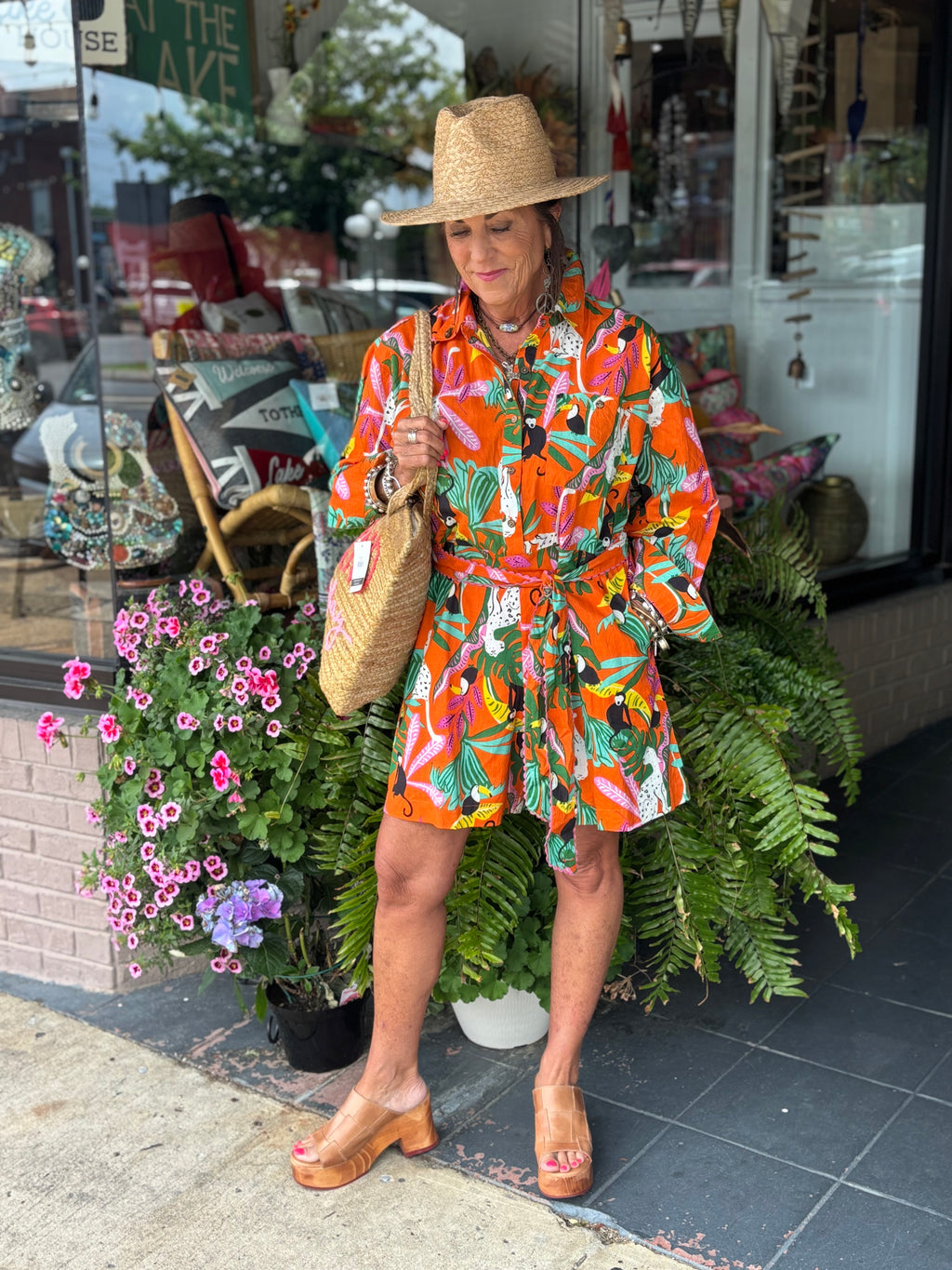 Tropical Romper - Urban Mills Boutique