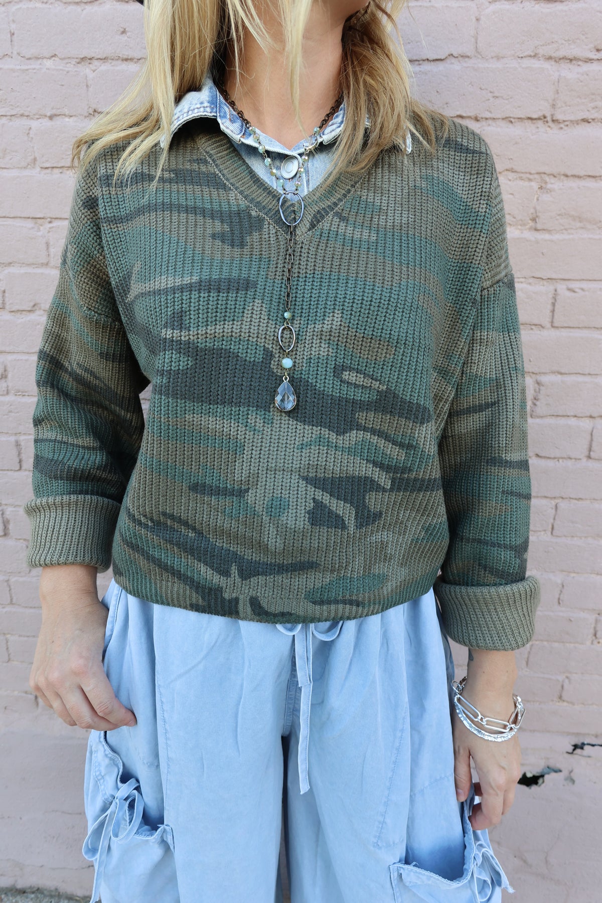 BLUE Cargo Pants