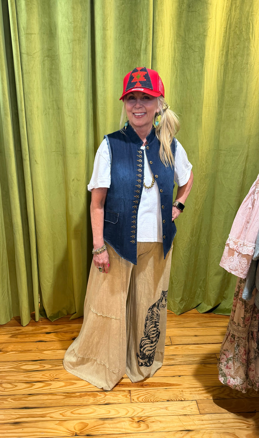 TIGER IVORY Pants - Urban Mills Boutique
